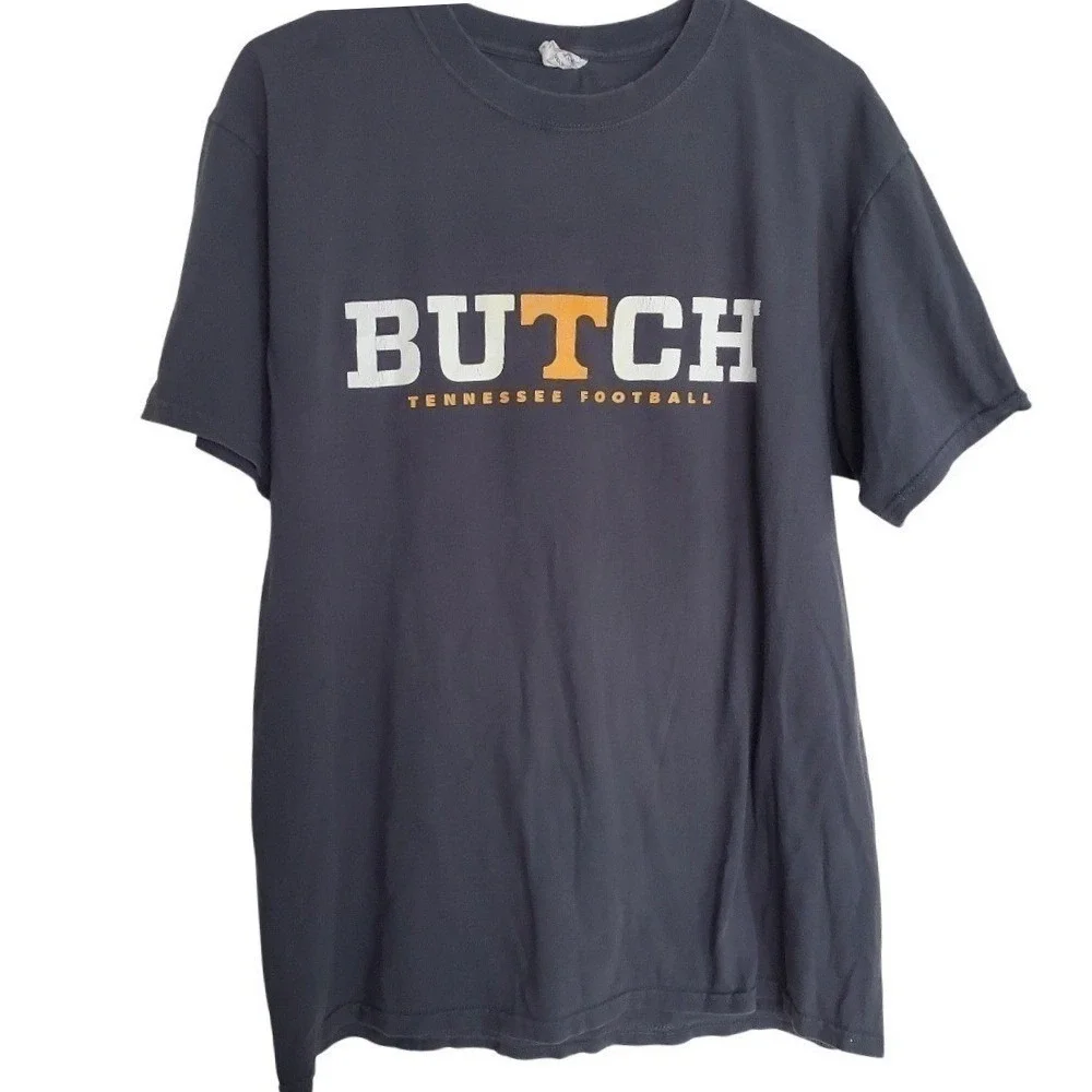 Vintage‎ Butch Jones University of Tennessee Volunteers Short Sleeve Shirt SZ:L